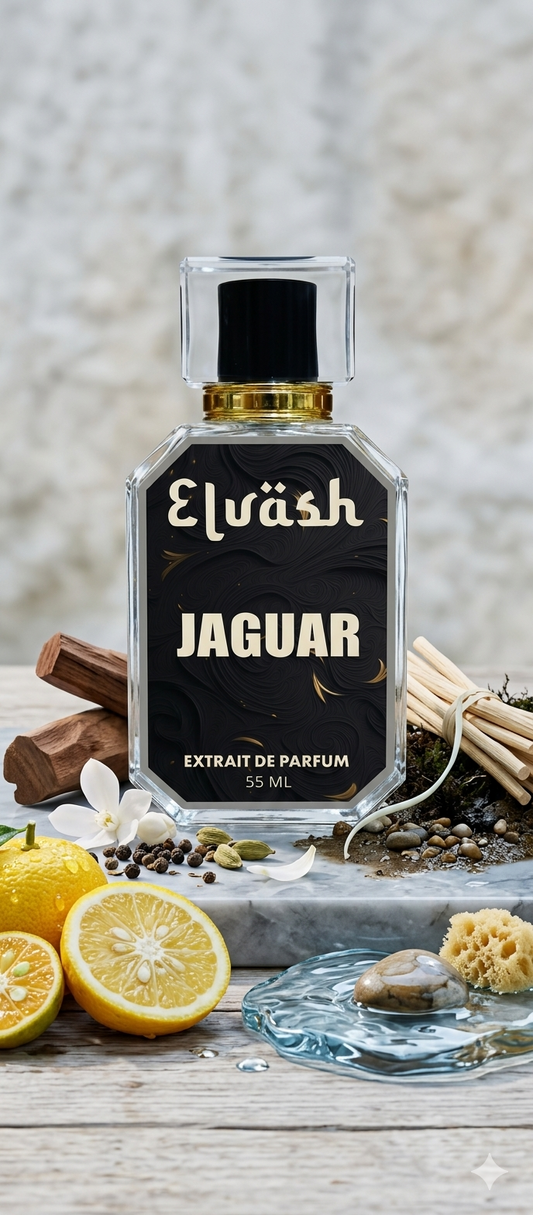 Elvash Jaguar Perfume – Long Lasting Fresh Aquatic Fragrance (12–18H) | Citrus Woody Musk Scent